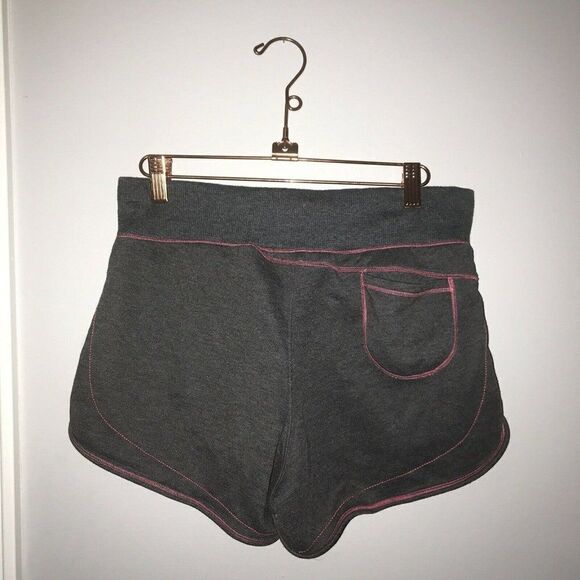Moving Comfort Athletic‎ Shorts Drawstring Size Medium Grey Pink - Picture 3 of 7